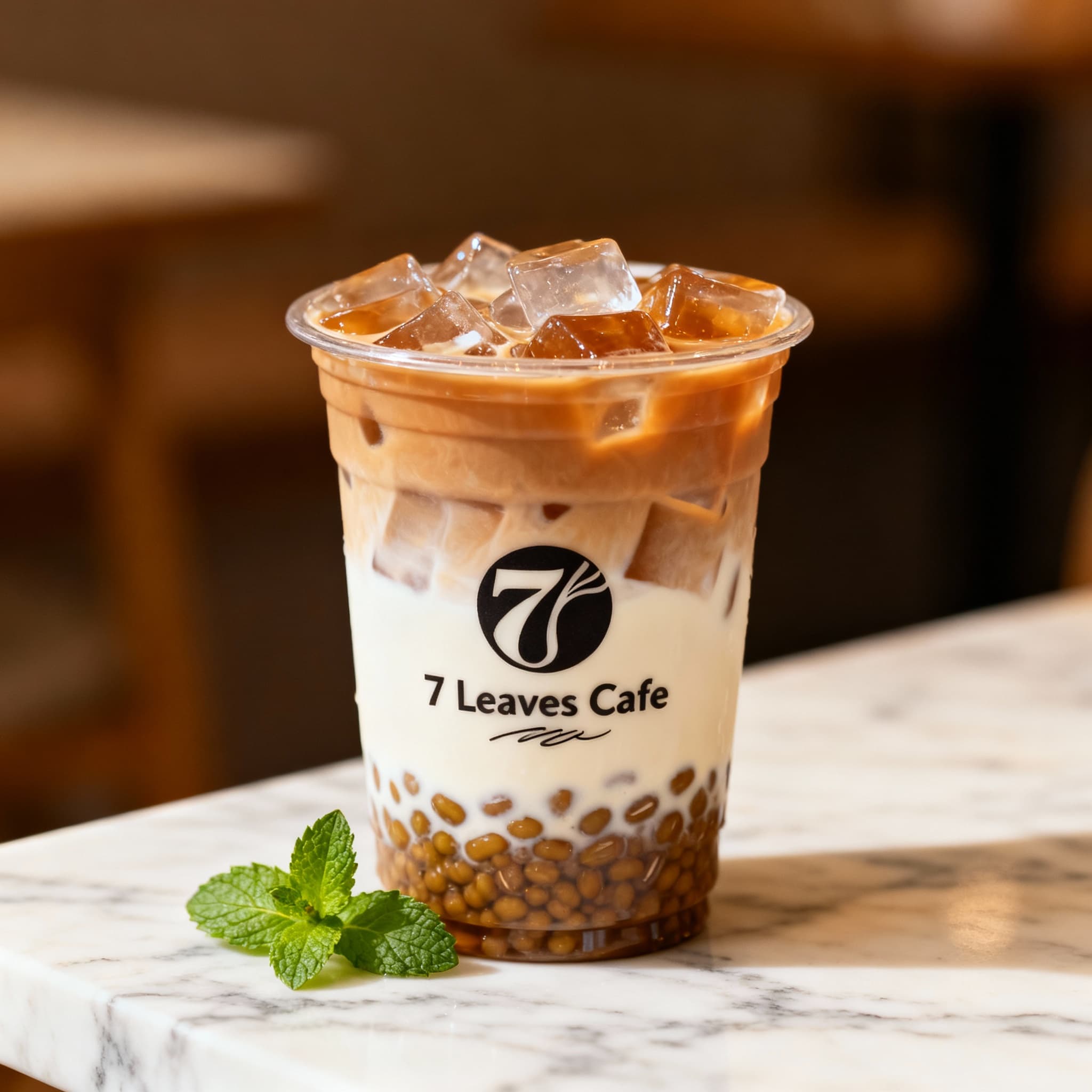 7 Leaves Cafe boba review