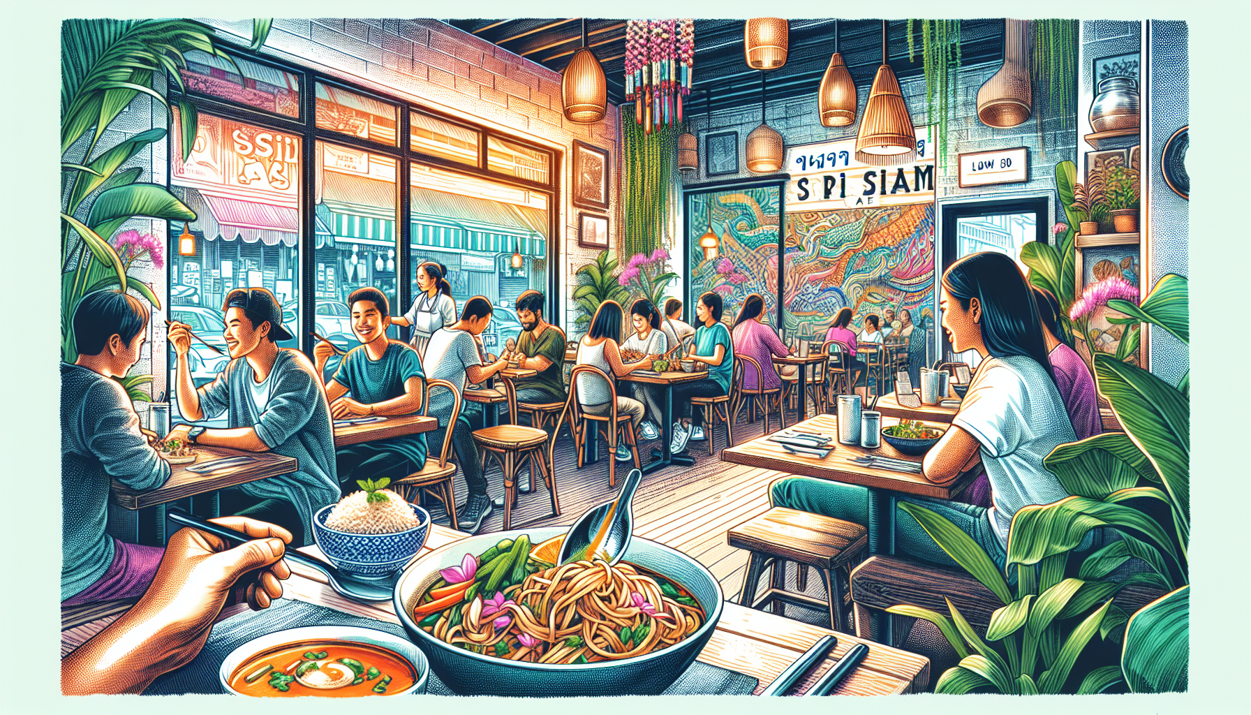 sri siam cafe review - thai restaurant los angeles